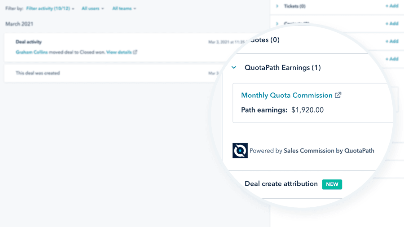 Track Commissions QuotaPath HubSpot Integration Connect Them Today